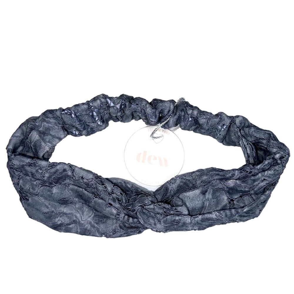 NWT Dew Edit Lace Knit Headband